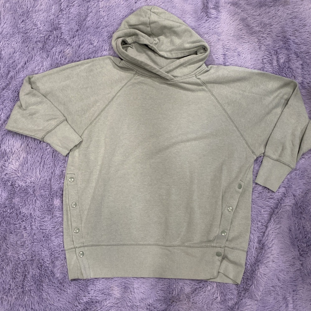 Aerie Womens‎ S Green Sweatshirt Hoodie Long Sleeve Oversized Pullover Top